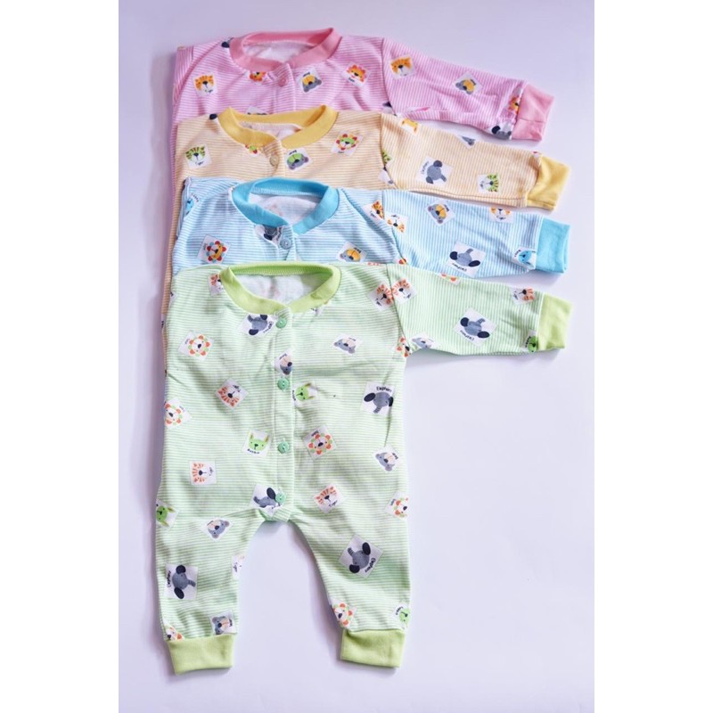 SLEEPSUIT BUKA KAKI (1pcs, REQ WARNA DI NOTES,KOSONG DKIRIM RANDOM)