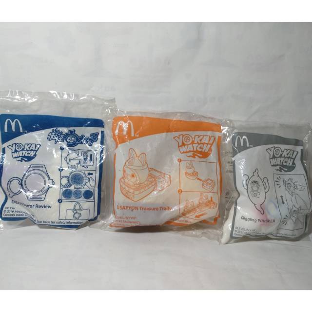 Yokai Watch Mirror Trolly Mainan Toys Yo Kai Ganci Keychain Ghost Rare Happy Meal No Casper Mcd Toy