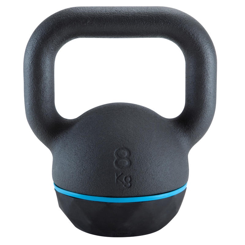 DOMYOS Kettlebell Alat Angkat Beban Pilates Gym Fitess Berat 8 kg