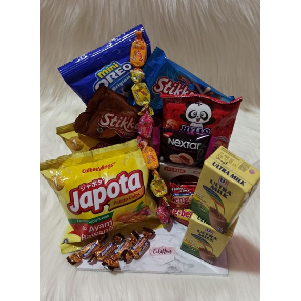 

Snack Tower/Snack Tower Birthday/Snack Tower Ultah/Snack Tower Ulang Tahun/Snack Ultah