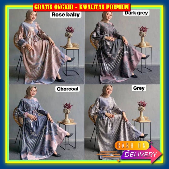 Gamis Remaja Premium Gamies Remaja Dewasa Kondangan Gsmis Cewek Kekinian Gmis Cewek Terbaru Murah Bs