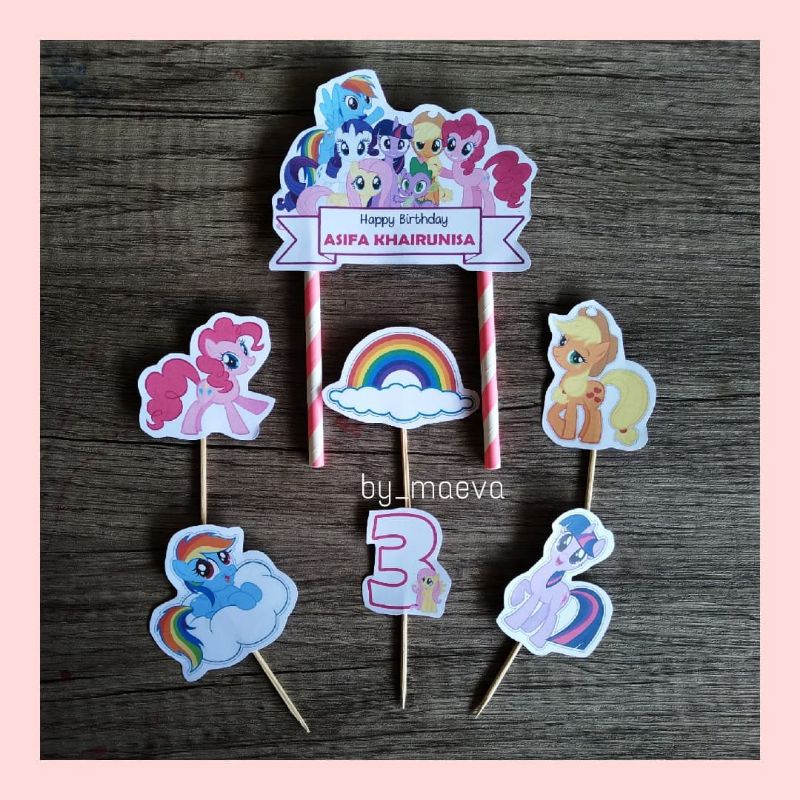 topper cake little pony