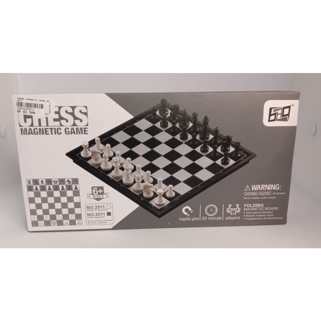 Mainan Chess Magnetik Game/Catur Magnet