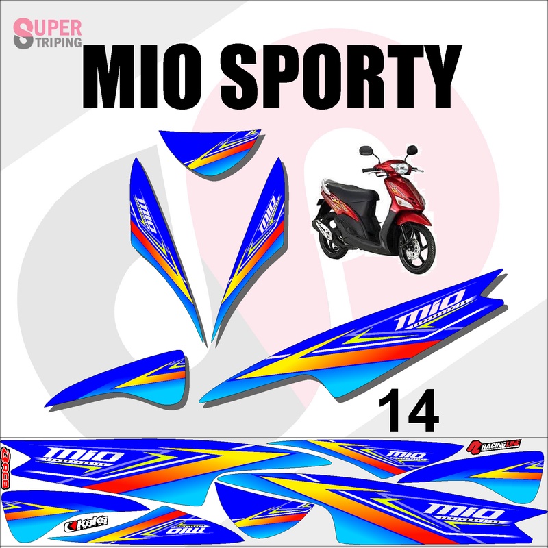 STRIPING MIO SPORTY varian 14