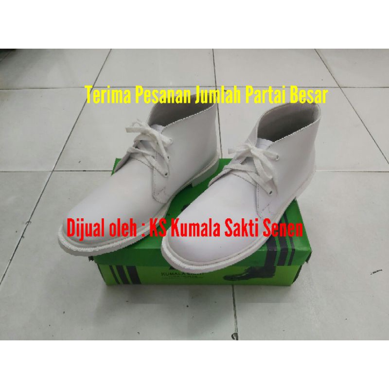 《Premium》Sepatu PDH Tali Putih Kulit Asli Paskibra|Sepatu PDU Taruna|Sepatu PDU Lurah|Sepatu PDU Camat|Sepatu PDU Kades