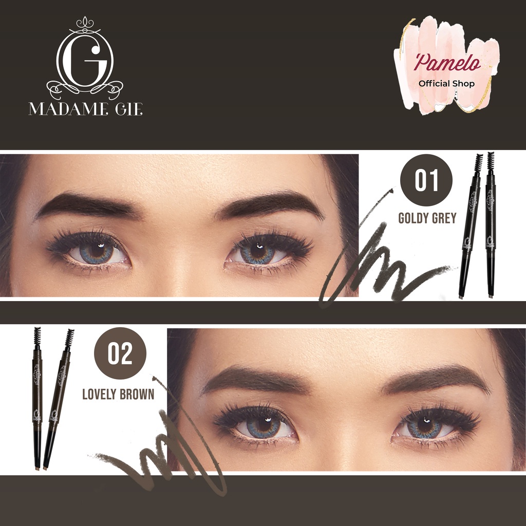 ⭐️ Beauty Expert ⭐️ Madame Gie Madame Perfect Brow - MakeUp Pensil alis Mekanik