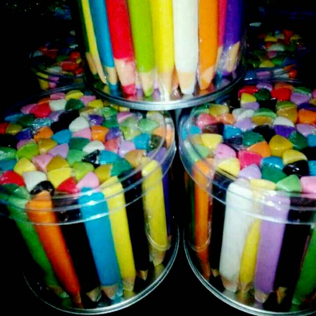 

Coklat pensil. Isi 250 gram
