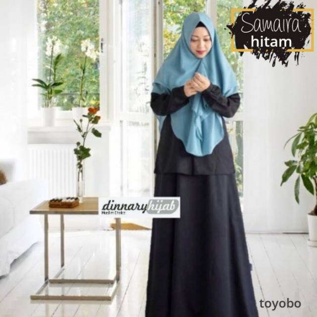 GAMIS SAMAIRA HITAM II  DINNARY