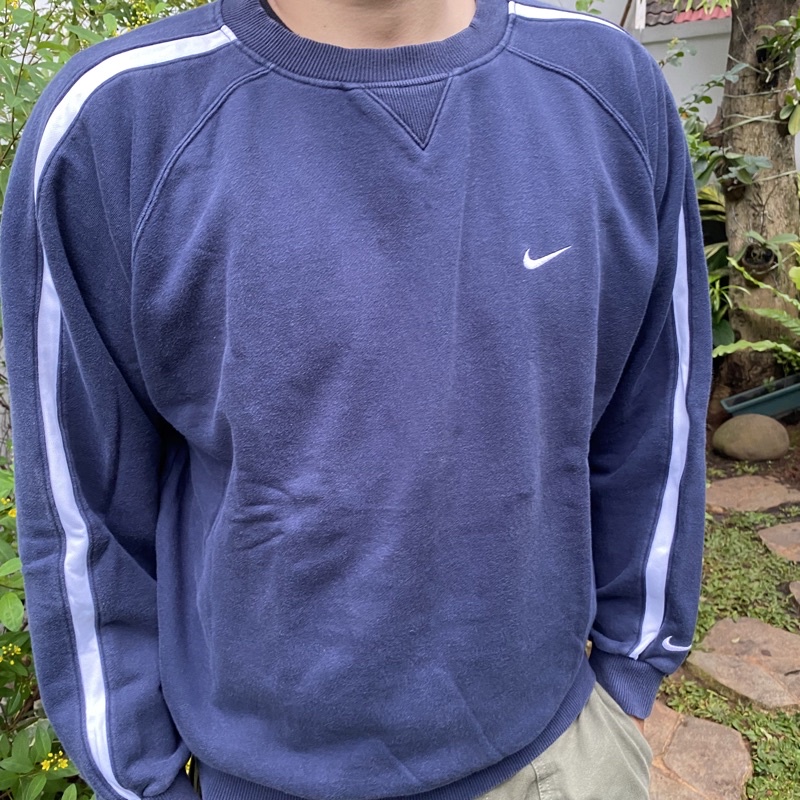 NIKE MEN - BLUE SWEATER XL booked grandpasattic