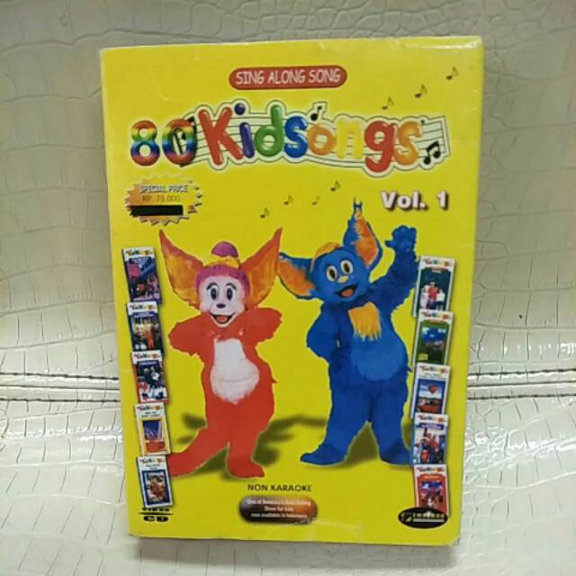 original VCD sing along song 89 kids songs