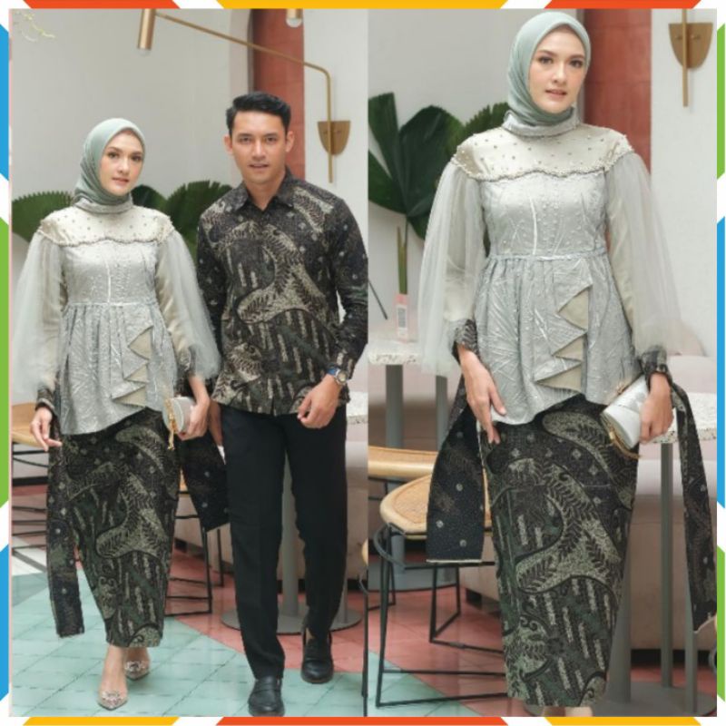 Jual Set Couple Kebaya Outfit Lamaran Wisuda Tunangan Nikahan Seragam Indonesia Shopee Indonesia