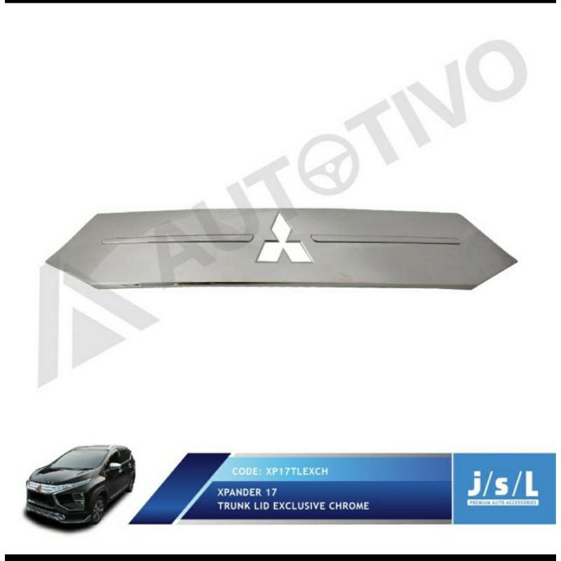 list bagasi xpander chrome jsl trunk lid exclusive chrome