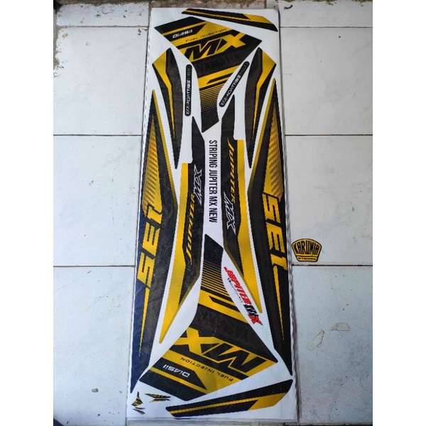 STRIPING STICKER LIS VARIASI NEW JUPITER MX NJMX 2011-2014 MX 135 SPARK EXCITER 135