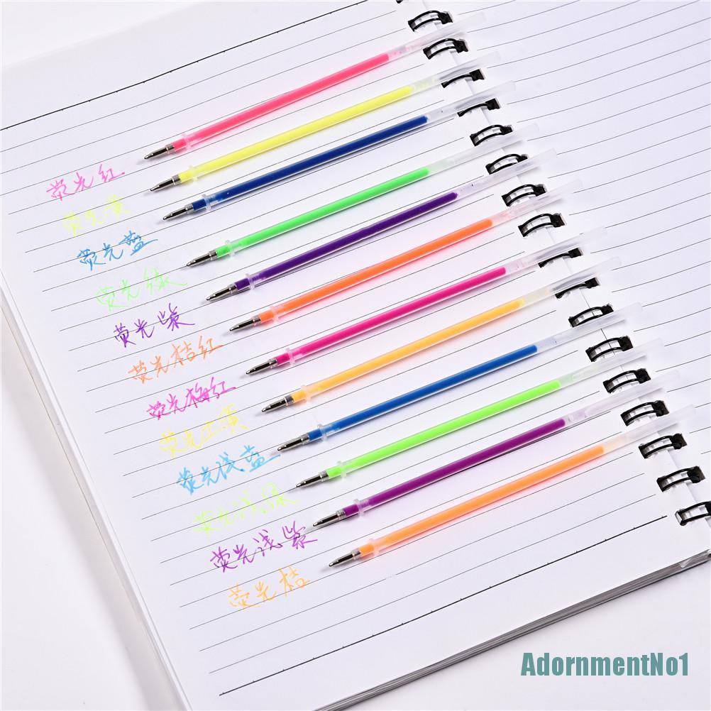 [AdornmentNo1]48pcs Fluorescent Gel Ink Pen Refills Watercolor Brush Colorful Stationery Neon Set 48 Colors Gel Pens Rollerball Pastel Neon Sketch Drawing Color Pen Set Markers 48 Color Watercolor Rollerball Gel Pens Fine Point Stationery Sketch Drawing