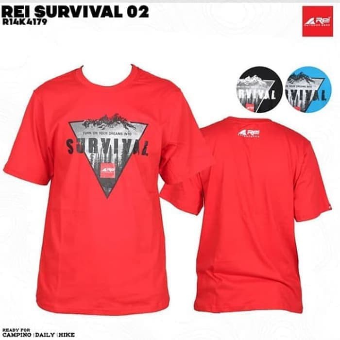 Kaos Pendek Rei Survival 02 Original