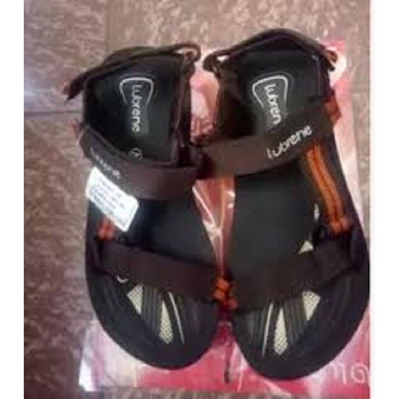 (PROMO MENARIK) Sandal Gunung Lubrene Tunder Hitam Coklat Size 38 - 43 / Sandal Casual Pria