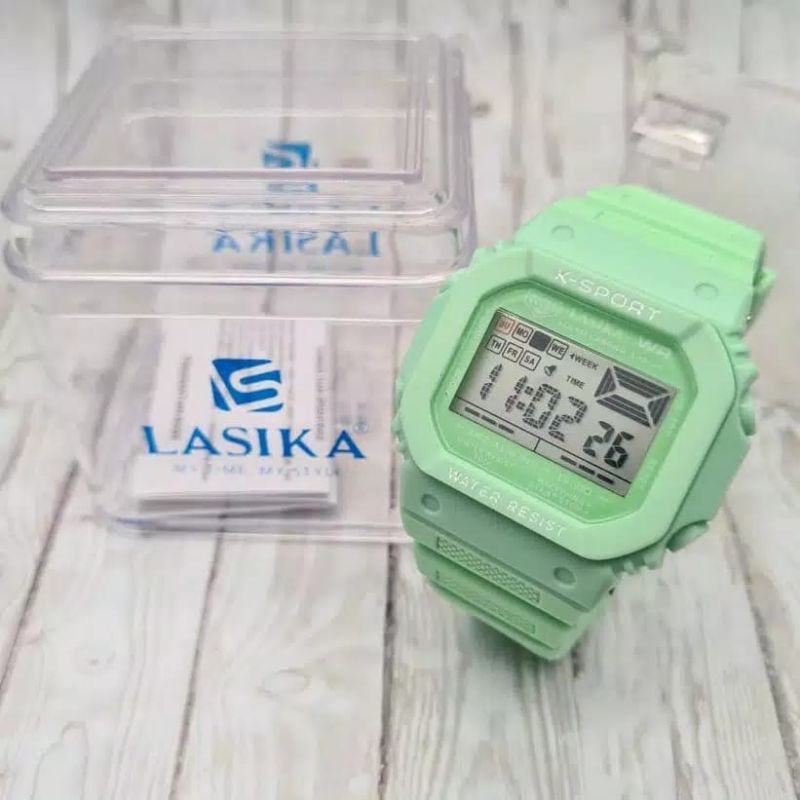 JAM TANGAN WANITA SPORT BISA BAWAK RENANG LASIKA ORIGINAL