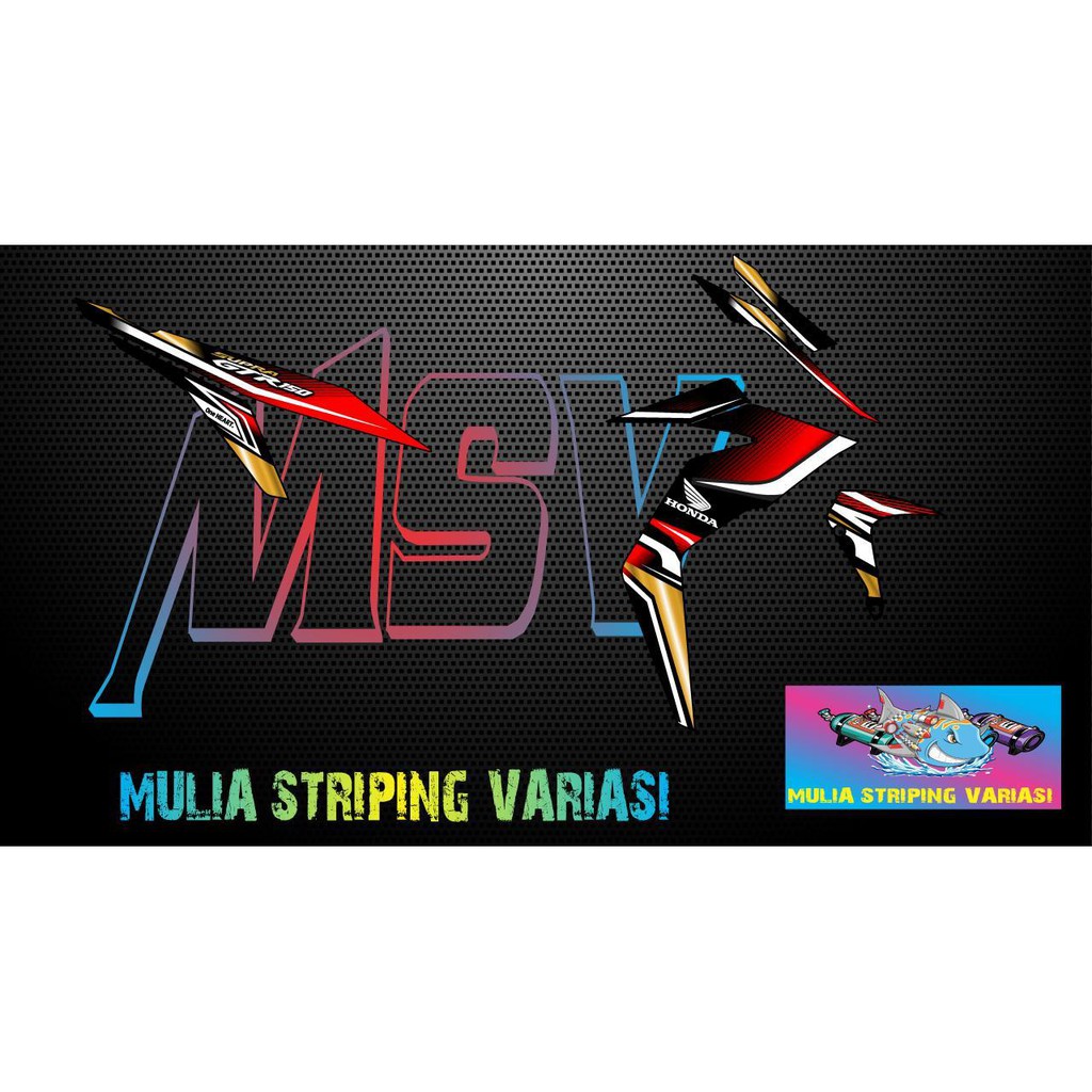 striping stiker decal supra gtr grafis
