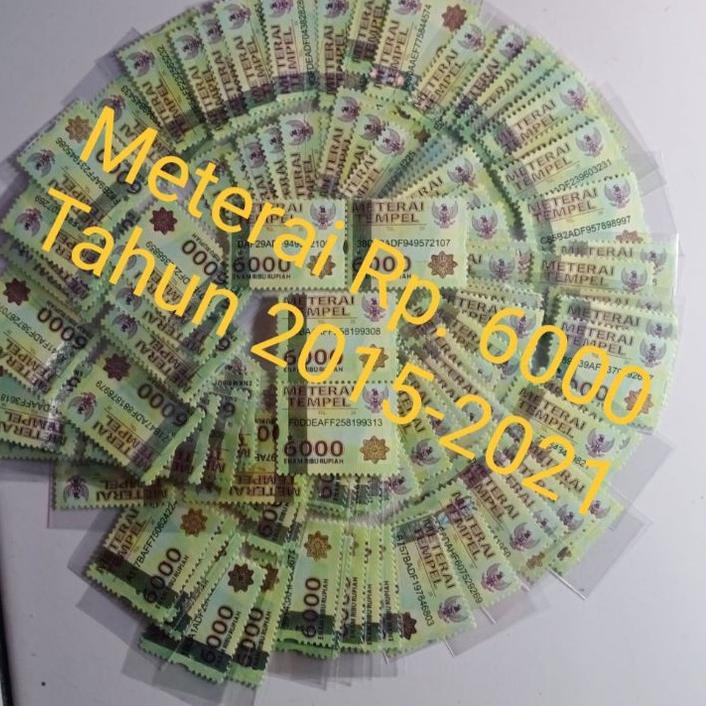 

☞ Meterai Tempel 6000 Tahun 2015,2016.2017,2018,2019,2020,2021Asli (S13) や