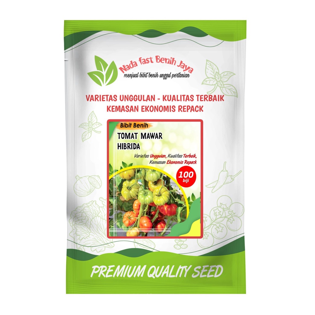 Benih tomat mawar F1 unggulan 100 biji