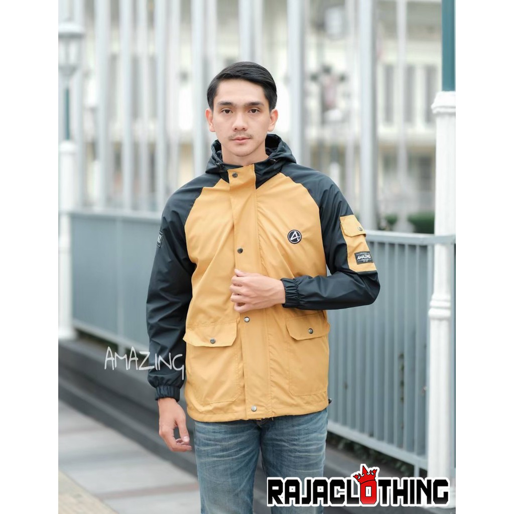 RCL - JAKET PARKA RAGLAN AMAZING PRIA - JAKET COWOK KEREN L.XL