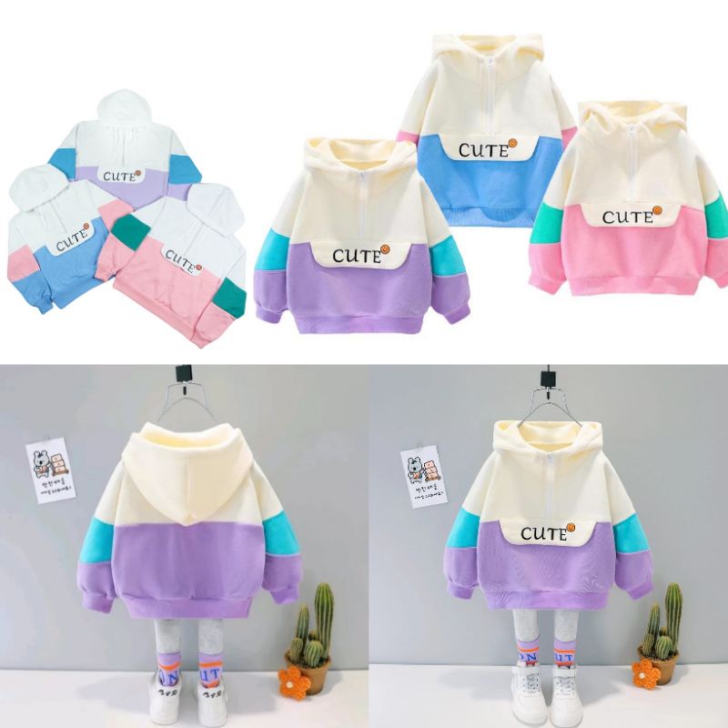 Sweater Hoodie Cute Anak 1-4 Tahun ( Sweater Anak )