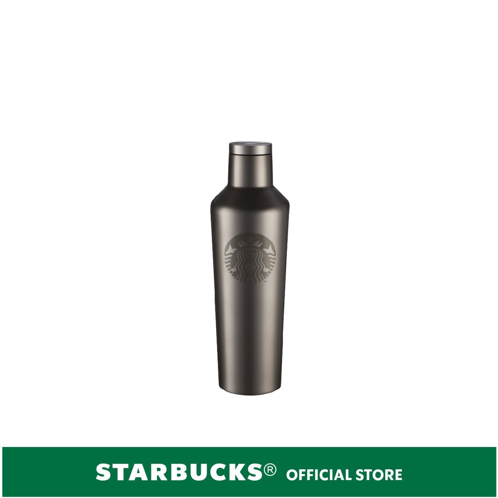 Tumbler starbucks water bottle 16oz SS corkcircle charcoal grey