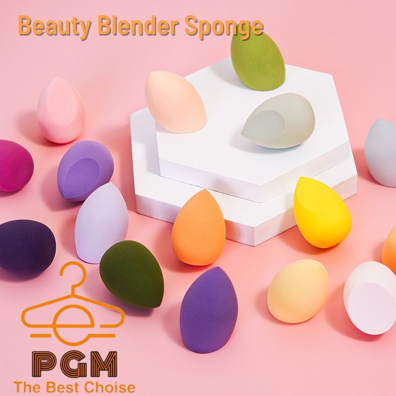 Beauty Blender Tear Drop Egg Spons Make Up colorfull Sponge Telur Alat Kosmetik Spons Telor