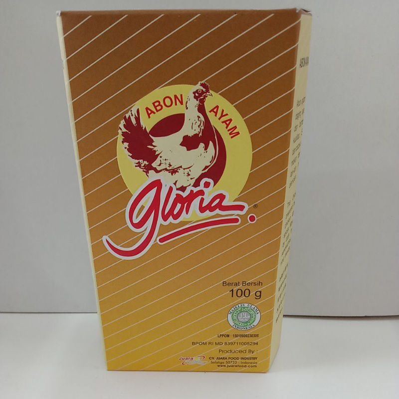 

GLORIA ABON AYAM 100g