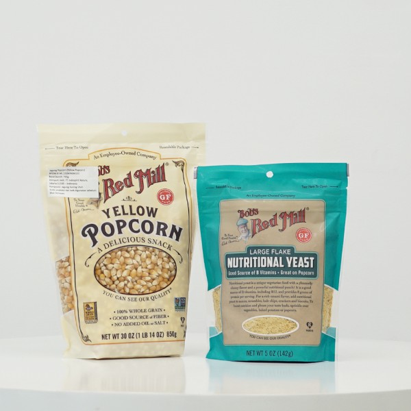 

BUNDLING BRM CORN POPCORN YELLOW 30OZ + BRM YEAST T6635 LARGE FLAKES 5OZ