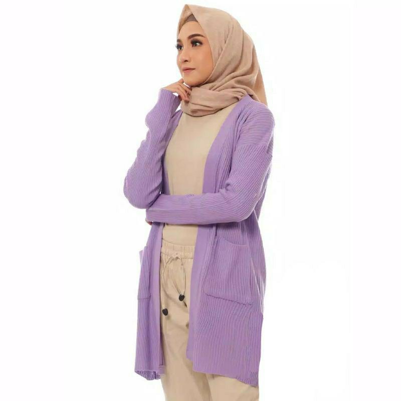 CARDIGAN BELLE/CARDI OVERSIZE RAJUT MUSLIM