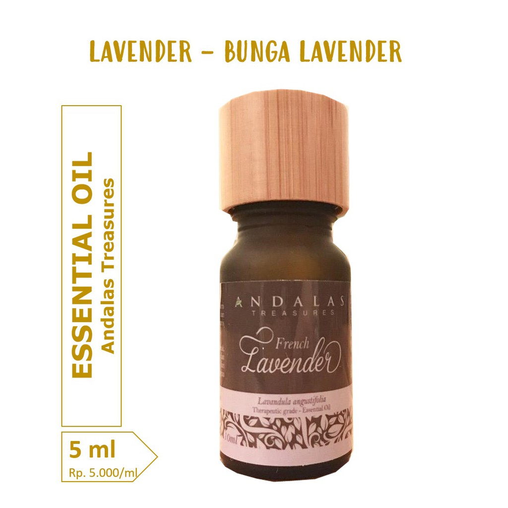 5 ml LAVENDER Essential Oil 100% Minyak Atsiri Lavender Esensial