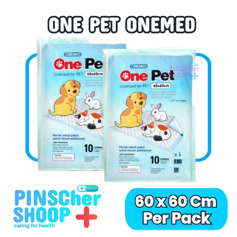 OnePet Underpad Hewan 60 x 60 Cm Perlak Alas Pet Toilet Training