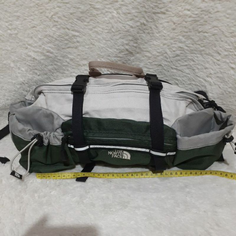 Tas Pinggang Second / Preloved / THE NORTH FACE Waist Bag Hijau / Selempang / Bekas