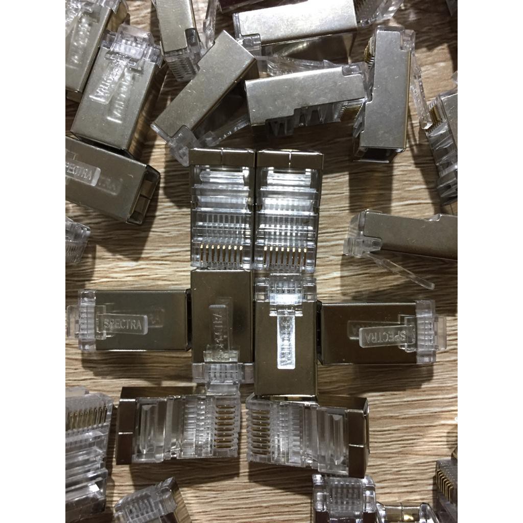Connector RJ45 besi cat5e merek Spectra