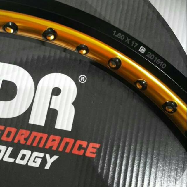Velg TDR 2TONE BLACKGOLD 160 17 1PCS