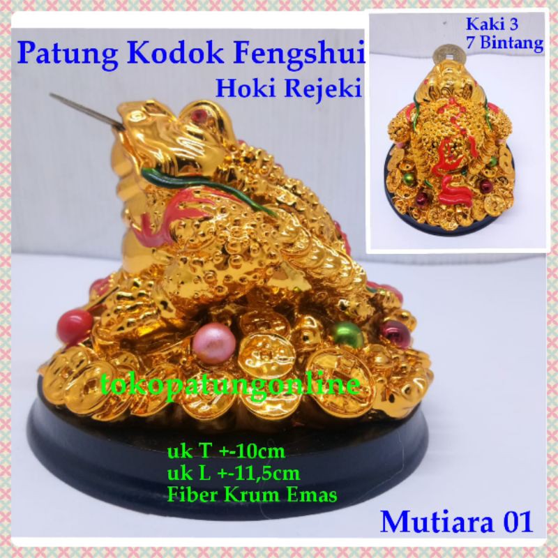 Patung Kodok Fengshui M01