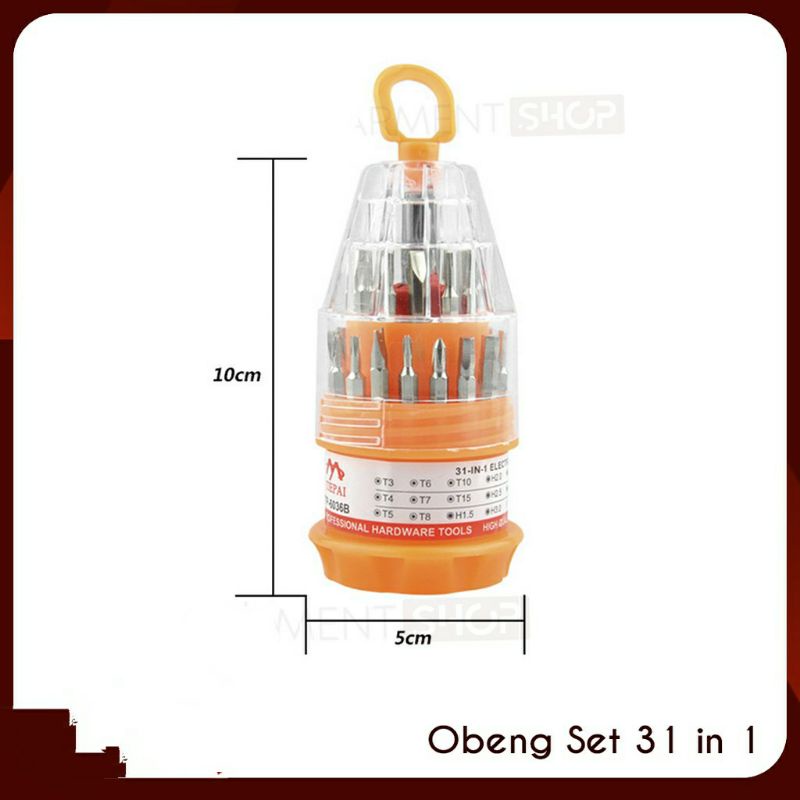 Obeng hp / Obeng set / Obeng set lengkap / Obeng set serbaguna 31 in 1