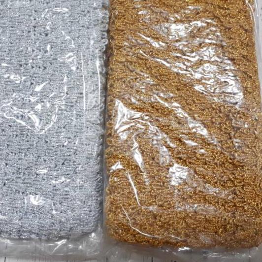 Renda mahkota gold dan silver