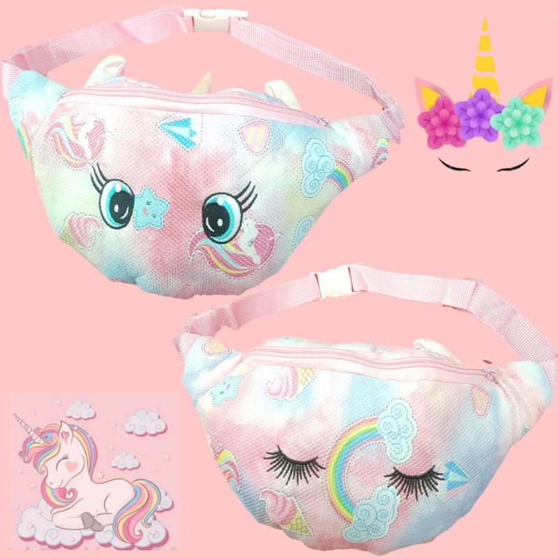 Tas Selempang Tas Pinggang Anak Unicorn Slingbag Anak Unicorn