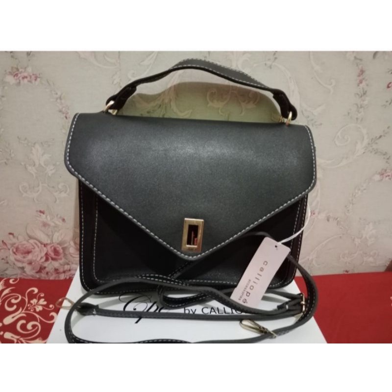 SALE Tas Calliope Kotak Hitam