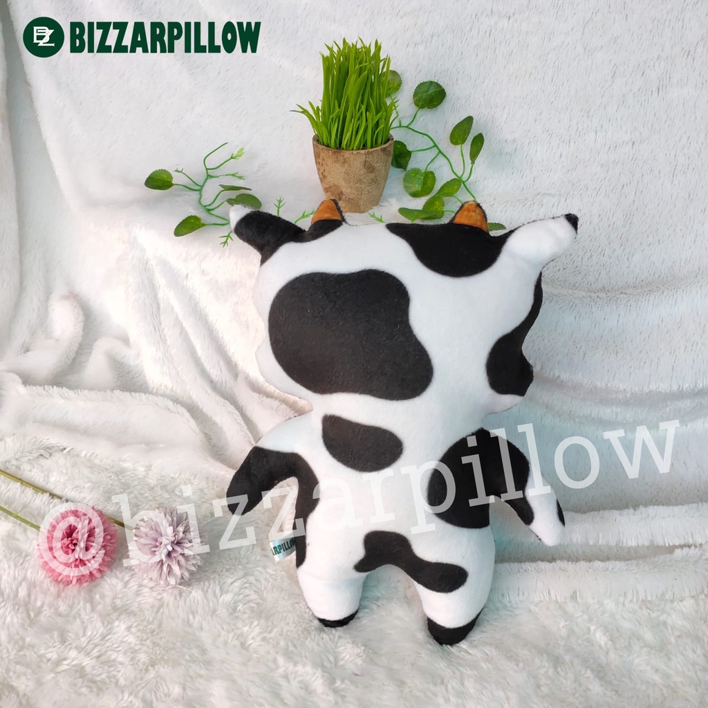 Bizzarpillow Bantal Boneka Karakter Sapi size M BZ199