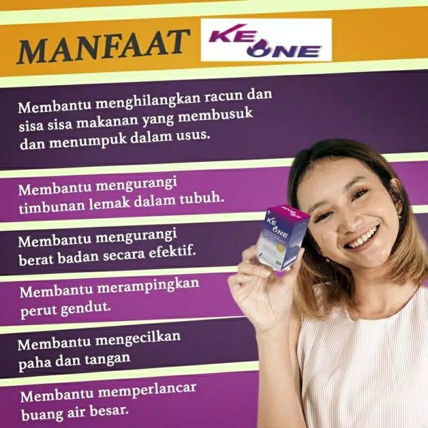 Ke One Asli  | KeOne Original Obat Pelangsing Herbal - Obat Diet Penurun Berat Badan Asli RESMI BPOM