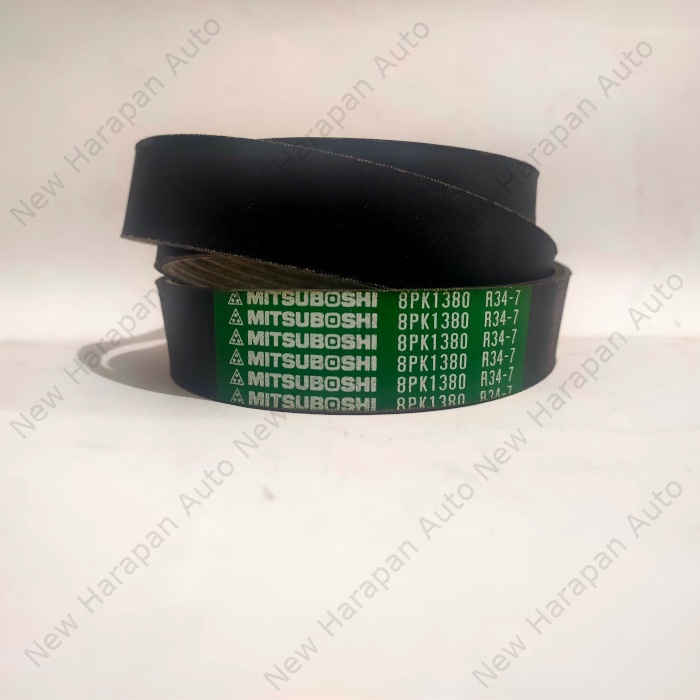 Tali Kipas 8PK1380 Mitsuboshi Fan/Van/V Belt Rib Ritbelt Fanbelt