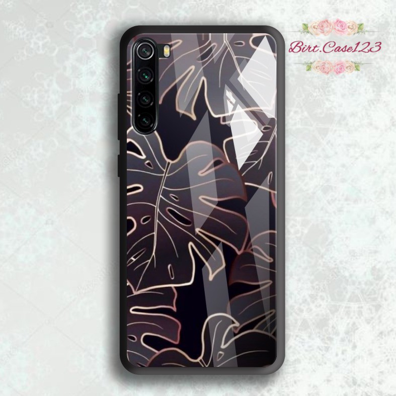 Case casing softcase silikon Gambar FOLIAGE back case glass vivo y91 y93 y95 y91c y71 y81 y12 etc