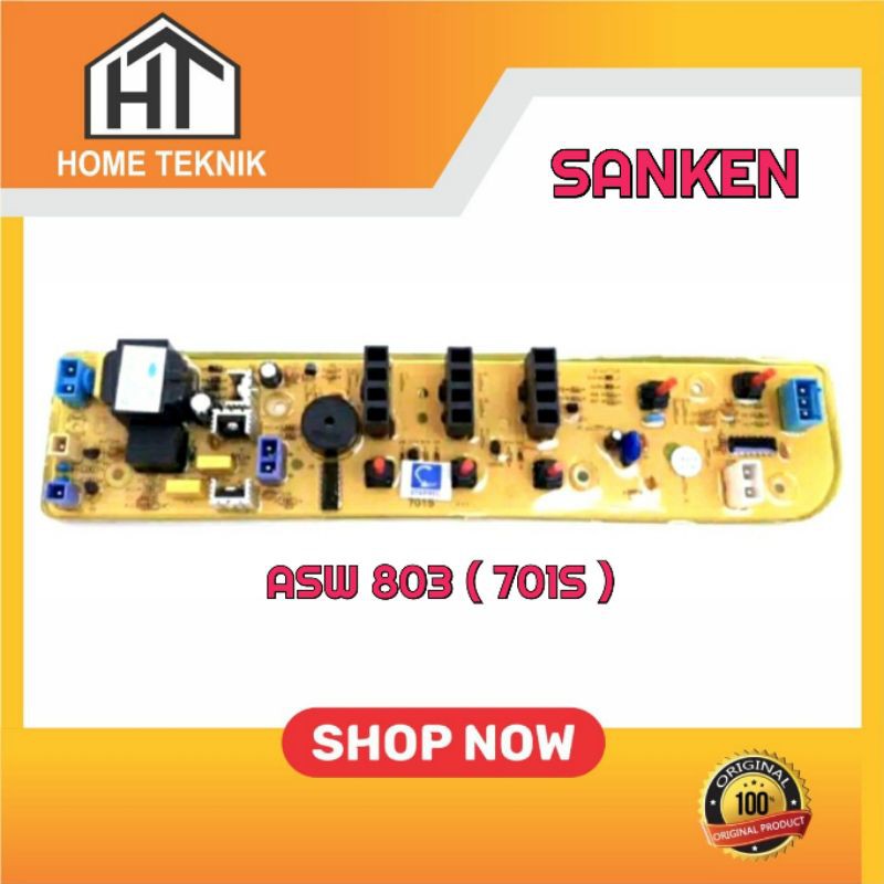 Modul pcb mesin cuci sanken AWS803 code part 701S