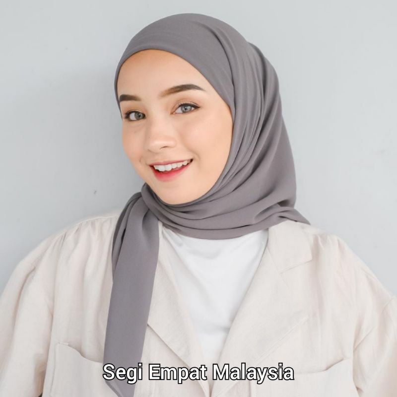 Jilbab Segi Empat Malaysia Original Cantika Hijab