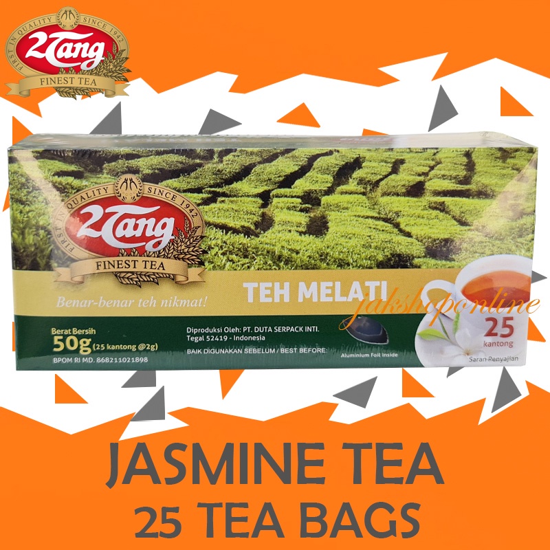 

2Tang Jasmine Tea Reguler Box = 25 Pcs - 2 Tang Teh Melati Celup 25Pcs