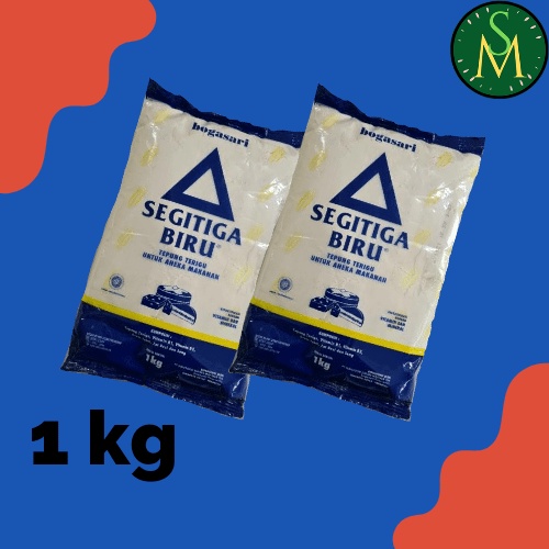 

Tepung Terigu Segitiga Biru 1kg-Tepung Bogasari Segitiga Biru 1kg