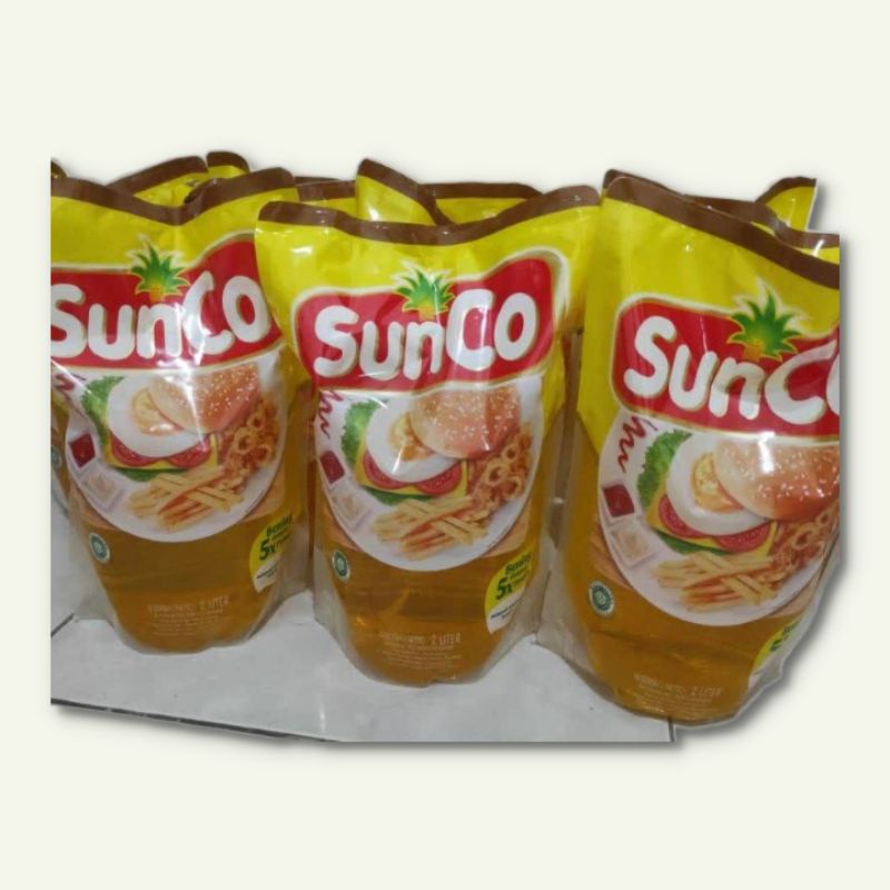 

Minyak goreng SunCo 2 liter refill pouch